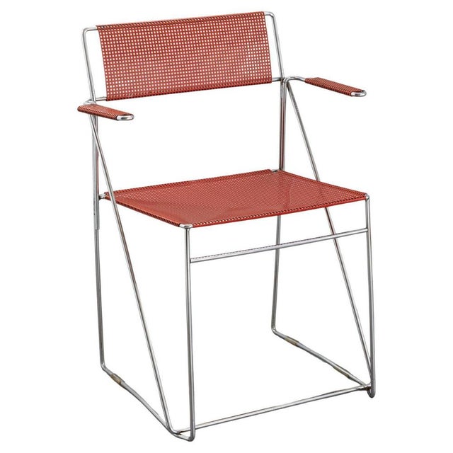 Metal Line Chair by Niels Jorgen Haugesen for Magis, 1970s For Sale - Image 7 of 7