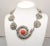 Modern Vintage 1970s Signed Ugo Correani Italy Modernist Cabochon Necklace For Sale - Image 3 of 8