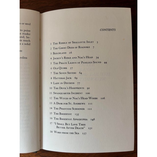 Textile Vintage 1966 Legends of the Outer Banks Book For Sale - Image 7 of 12