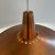 Vintage Danish Copper Pendant Lamp, 1960 For Sale - Image 3 of 10