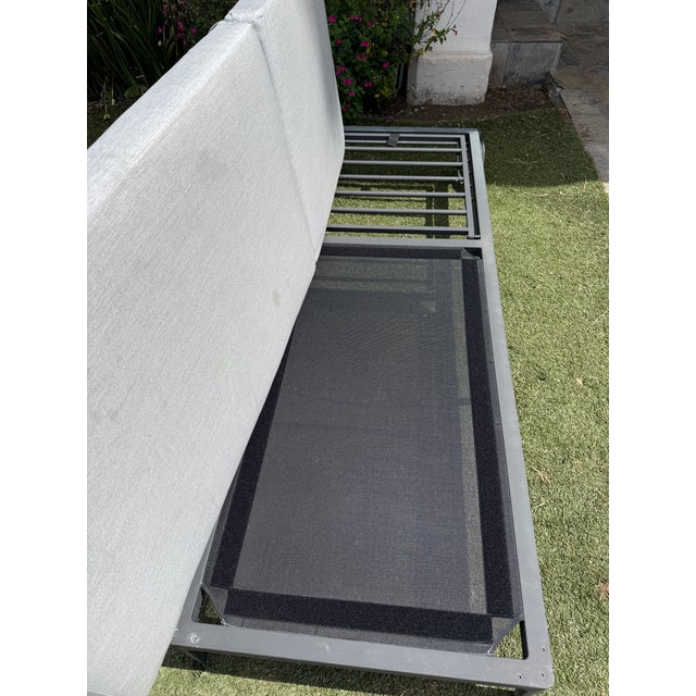 2020s Gloster Grid Outdoor Chaise Loungers, Pair For Sale - Image 5 of 12