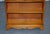Small Vintage Burr Yew Wood Open Library Bookcase with Drawers and Shelf For Sale - Image 5 of 16