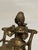 Bronze Statue Marble Girl with Cat LA Devideuse Par Maxim Antique For Sale - Image 14 of 18