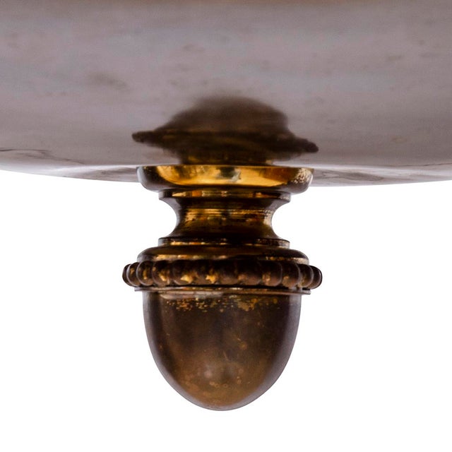 Empire Style Bronze Chandelier For Sale - Image 9 of 12