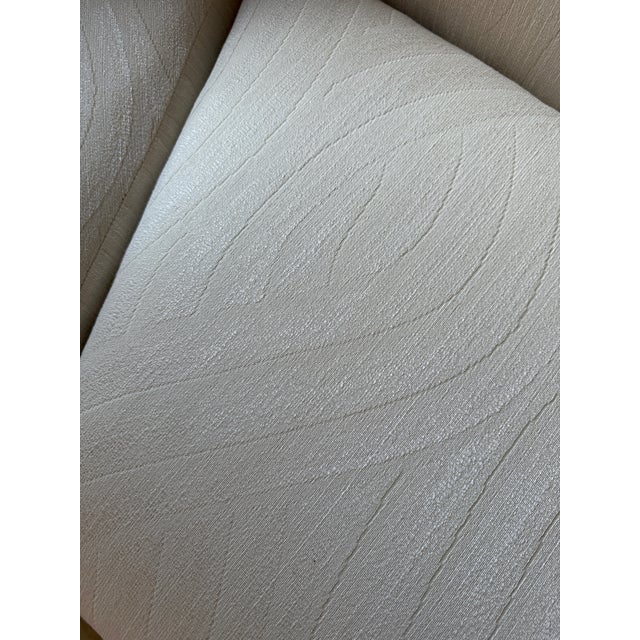 White Vintage Postmodern Fully Upholstered Sculptural Sectional For Sale - Image 8 of 11