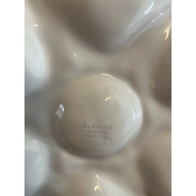 Vintage Olfaire White Oyster Scallop Plate Add a touch of coastal charm to your table with this vintage Olfaire oyster...