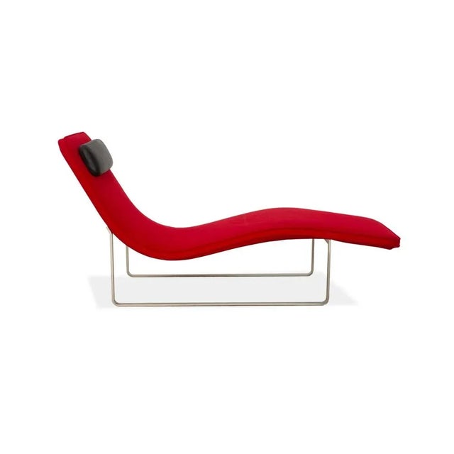 Landscape Lounger in Red Fabric from B&B Italia / C&B Italia For Sale - Image 9 of 11