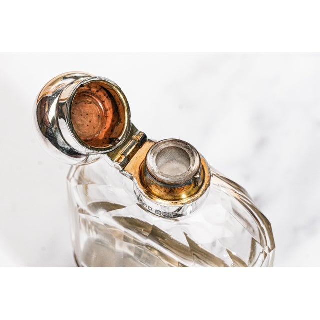 Collection Sterling Silver Crystal Flask With Framed Soldier on Horse Equestrian Photograph British Militaria For Sale - Image 12 of 18