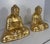 Southeast Asian Artist, Buddha Sculptures, 20th Century, Gilt Terracotta, Set of 2 For Sale - Image 3 of 14