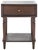 Siobhan Accent Table with Storage Drawer in Walnut For Sale - Image 9 of 9