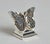 Mid-Century Modern Antique French Christofle Silverplate Set of 4 Butterfly Place Card Holders For Sale - Image 3 of 6