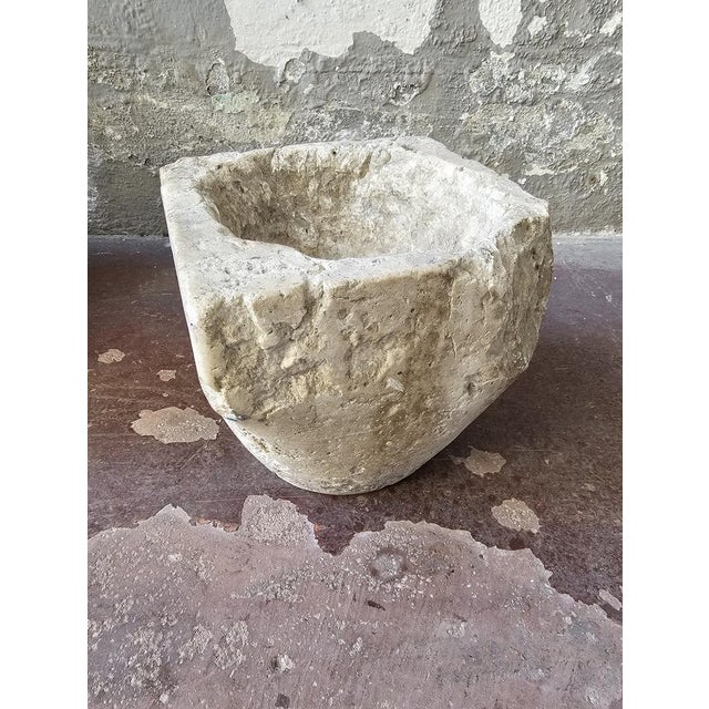 Stone Pharmacy Mortar, 1900s For Sale - Image 4 of 6