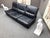 1970s Vintage Black Leather Sofa, 1970s For Sale - Image 5 of 17