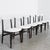 White Mid-Century Modern Upholstered Dining Chairs- Set of 6 For Sale - Image 8 of 12