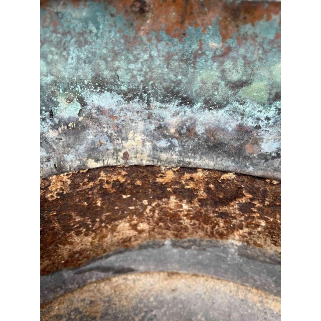 Japanese Hibachi in Copper and Wood, Set of 6 For Sale - Image 13 of 18