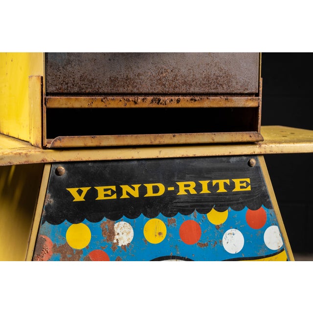Metal Vintage "Bozo Buckets" Balloon Vending Machine by Vend-Rite For Sale - Image 7 of 7