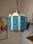 Hanging Lamp Blue Silver by Vitrika For Sale - Image 4 of 11