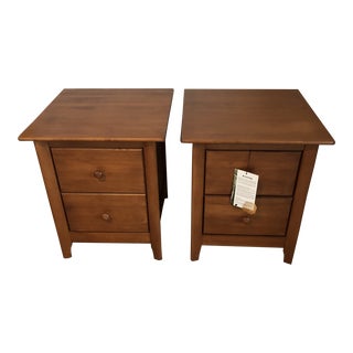 Pair of Nadeau Mission Style Cherry Nightstands Canada For Sale
