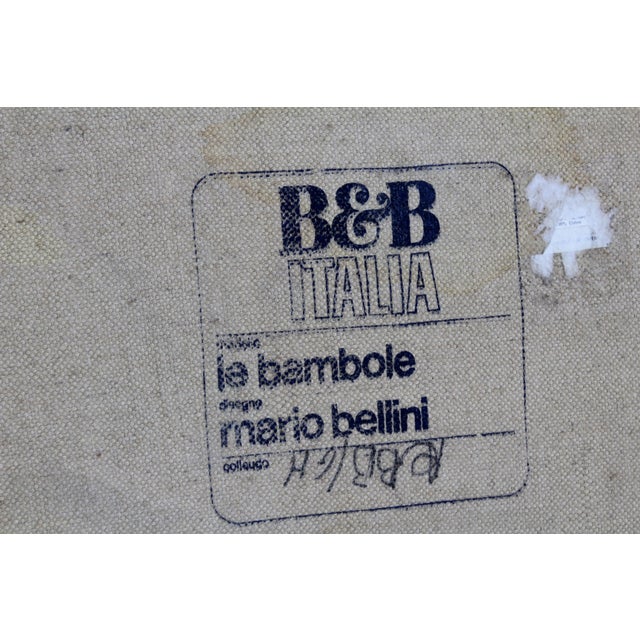 Textile Le Bambole Armchair by Mario Bellini for B&b Italia, 1972 For Sale - Image 7 of 14