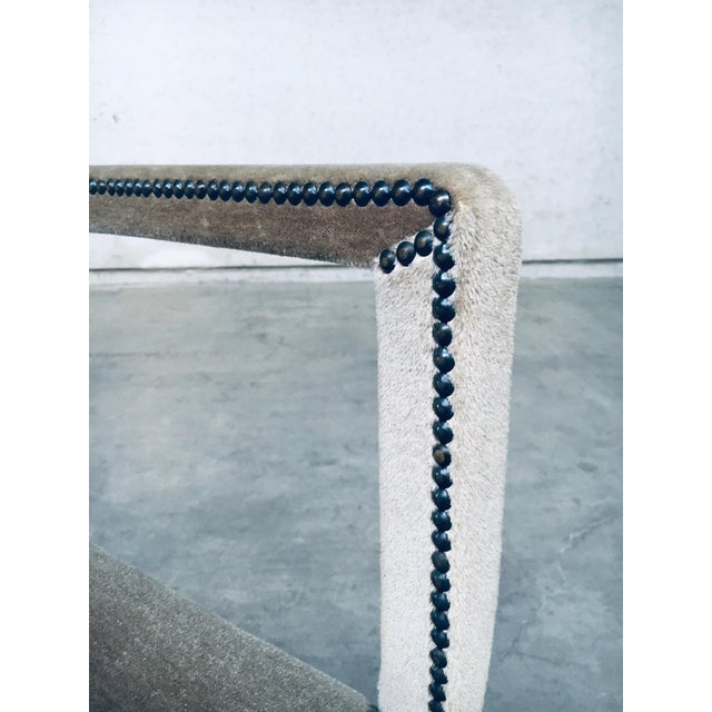 Wood Boudoir Side Chair in Velvet, 1920s For Sale - Image 7 of 18