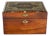 Antique English Inlaid Storage Box For Sale