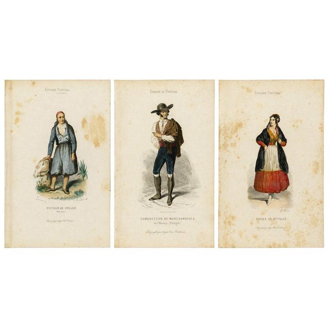 Iberian Costume Engravings, 1850, Engraving For Sale - Image 15 of 15