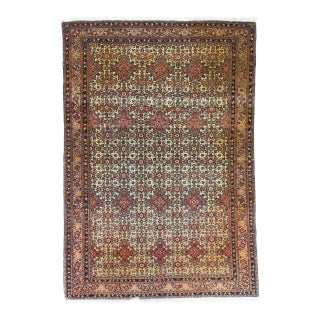 Antique Tabriz Rug 4'8'' x 6'9'' For Sale