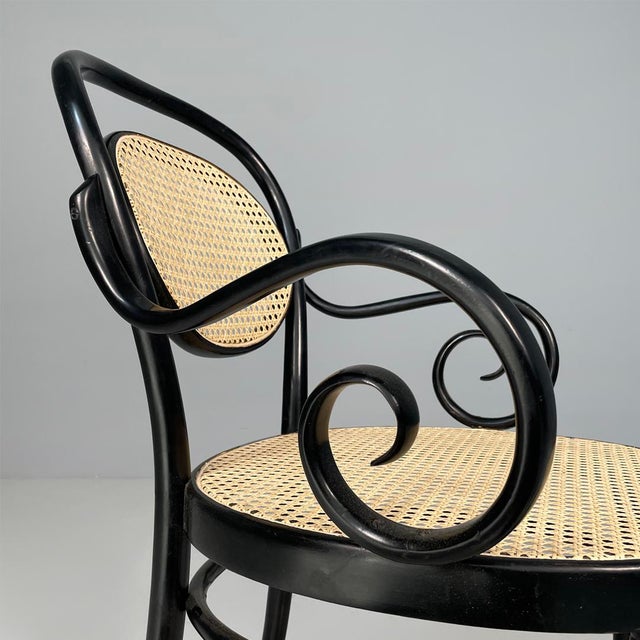 Italian Chairs in Straw and Wood for Sautto and Liberale, 1930s, Set of 6 For Sale - Image 9 of 13