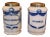 18th C. Blue and White Apothecary Jars - a Pair For Sale