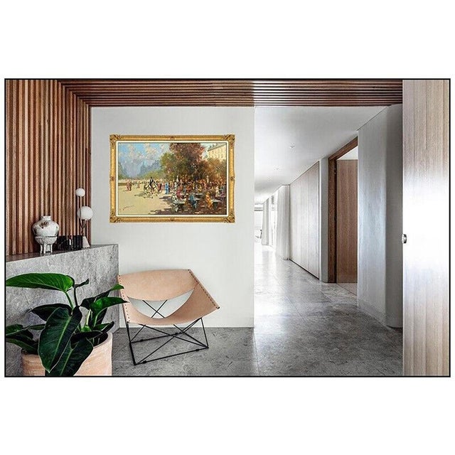 Message us to inquire about custom framing options! (Included for free with every purchase) The artwork here, "Calle...