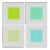 Geometric Art Prints 4 Piece 48x48 "Square on Square" by Angela Cameron For Sale