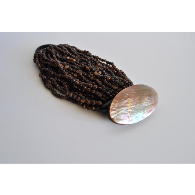 Vintage Monies Faux-Horn Bracelet by Gerda Lynggaard, 1990s For Sale - Image 11 of 14