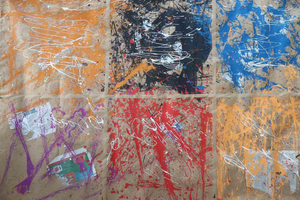 Alfredo Pizzi, One, 2022, Acrylic Painting on Jute Canvas