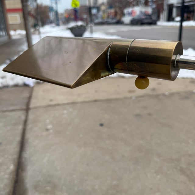 Pair of 1970s Cedric Hartman Cantilevered + Pivoting Head Floor Lamps For Sale - Image 9 of 14