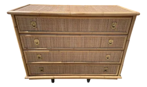 Rattan Chest of Drawers from Dal Vera
