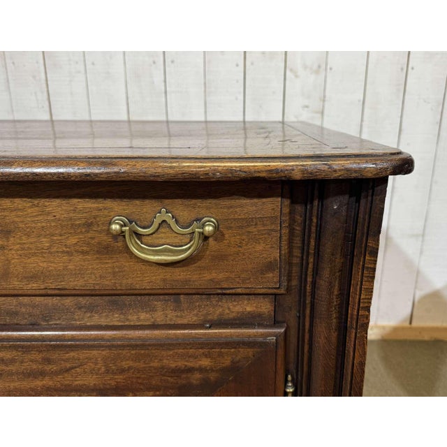 19th Century Antique Malouin Mahogany and Poplar Buffet, 1800s For Sale - Image 5 of 18