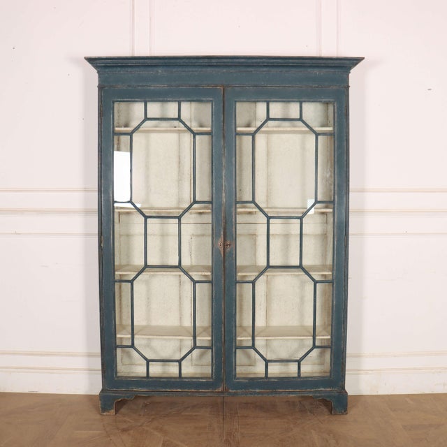 English Glazed Bookcase, 18th Century For Sale - Image 4 of 9