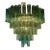 Modern Green Murano Glass "Trochi" Chandelier For Sale