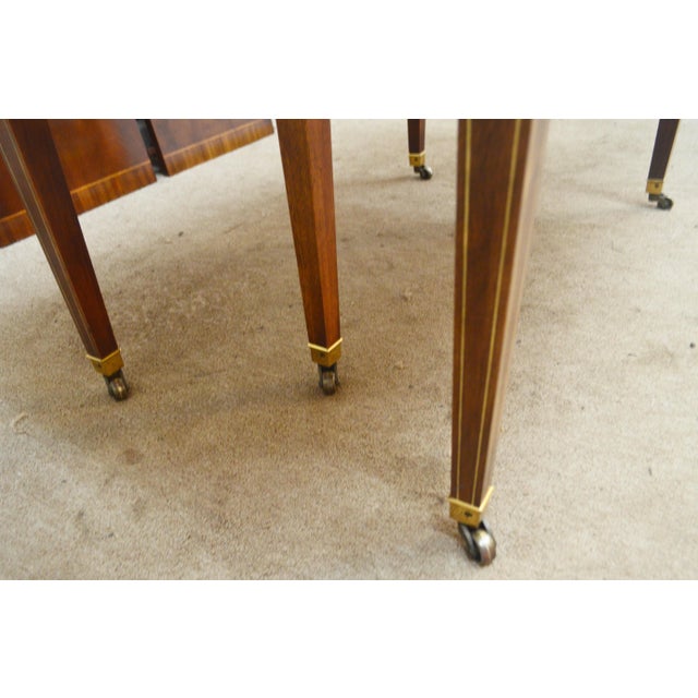 Wood Baker Mahogany Dining Table For Sale - Image 7 of 10