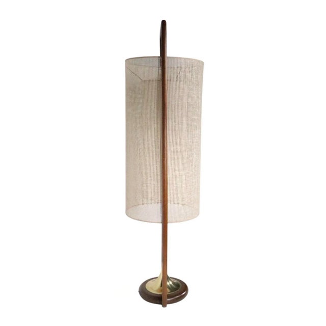 Modeline Mid Century Modern Modeline Table Lamp, Design Attributed to Arthur Jacobs, Circa 1950s For Sale - Image 4 of 12