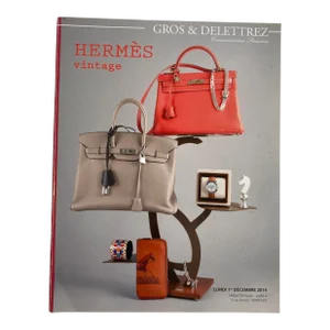 Hermes Vintage Paris Auction Catalog 2014 Published by Gros Delettrez