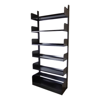 Black Metal Congress Bookcase attributed to Lips Vago, 1970s For Sale