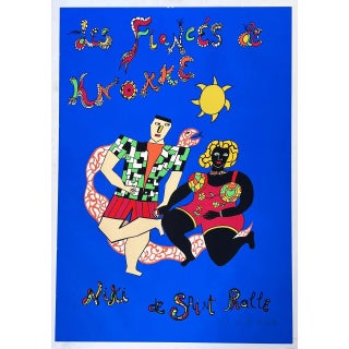 Niki de Saint Phalle, The Engaged Couple of Knokke, 1993, Silkscreen For Sale