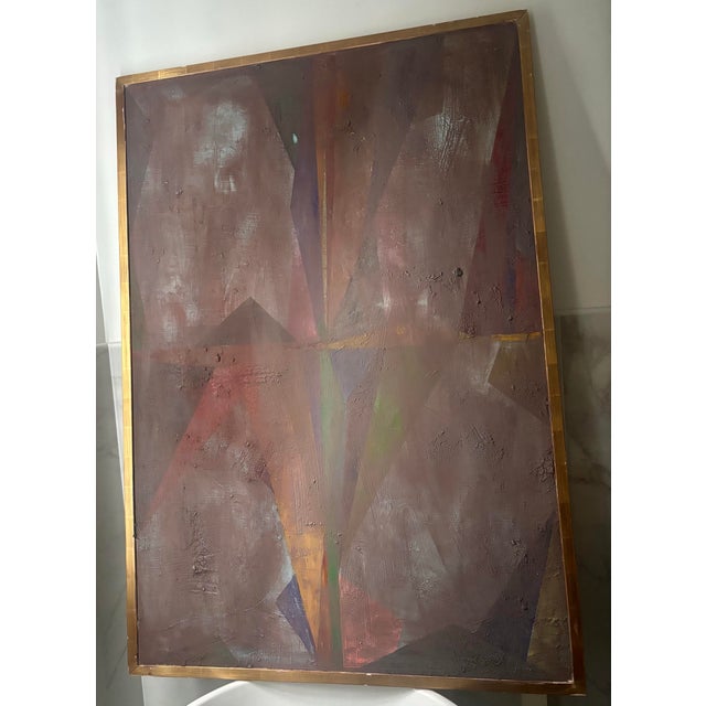 Modern Geometric Mixed Media For Sale - Image 4 of 5