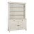 White Painted Swedish Display Cabinet Bookcase, Circa 1840-60 For Sale
