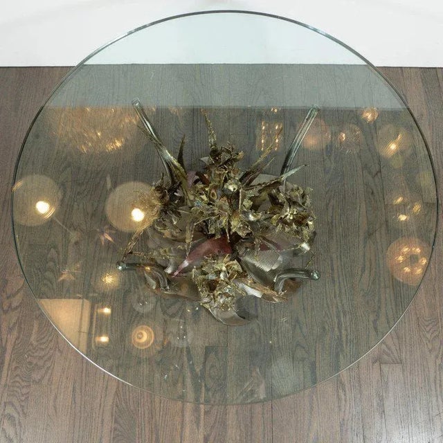 Silas Seandel Mid-Century Brutalist Handcrafted Sculptural Cocktail Table by Silas Seandel For Sale - Image 4 of 11