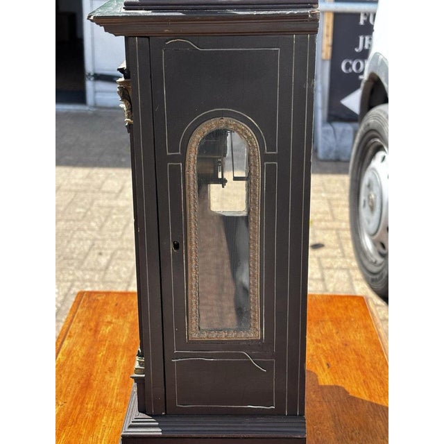 Victorian French Clock on Stand by Japy Frere For Sale - Image 6 of 17