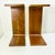1980s Vintage Italian Style Postmodern Contemporary Teak Bentwood Drinks Table - A Pair For Sale - Image 11 of 13