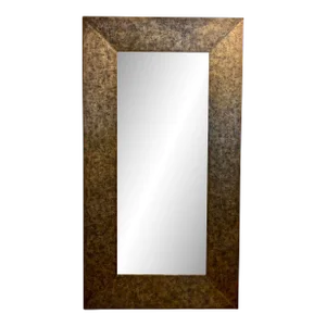 John Richard Modern Textured Bronze Finished Oversized Floor Mirror