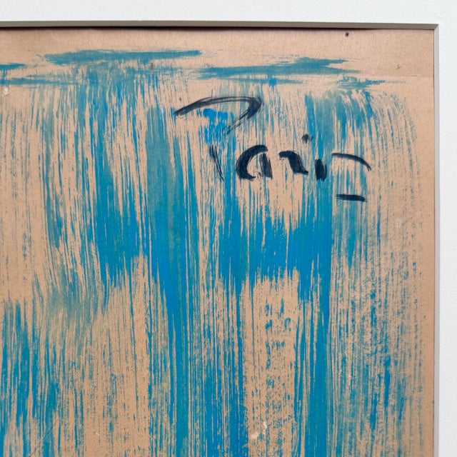 1960s Circa 1965 Etienne Ret Original Figural Nude Painting, Signed Paris For Sale - Image 5 of 6